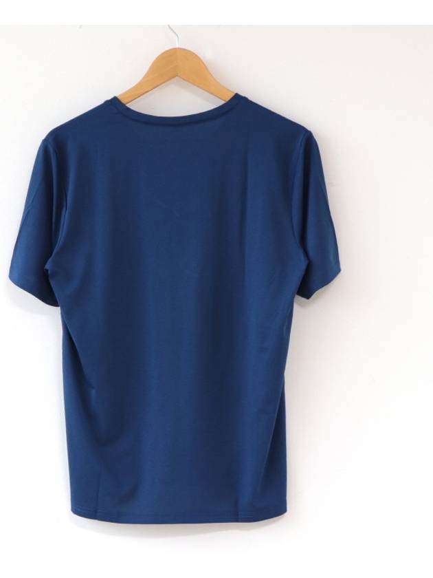 Functional V-Neck Short Sleeve Tee Blue - SUPENER - BALAAN 5