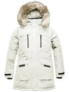 Calvin padded jacket white KALVIN CHALK - NOBIS - BALAAN 1