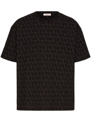 Valentino Garavani T-shirts and Polos Black - VALENTINO - BALAAN 1