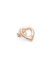 Elsa Peretti open heart stud earrings rose gold 11mm 27233945 - TIFFANY & CO. - BALAAN 2