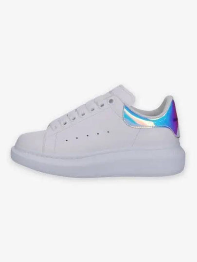 Oversized Low Top Sneakers White Iridescent - ALEXANDER MCQUEEN - BALAAN 2