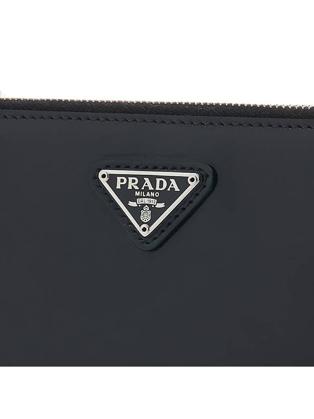 Brushed Leather Mini Bag Black - PRADA - BALAAN 8