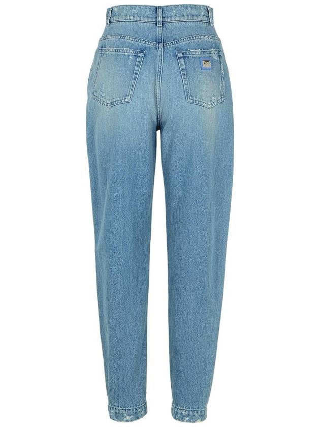 Dolce & Gabbana Light Blue Cotton Jeans - DOLCE&GABBANA - BALAAN 3