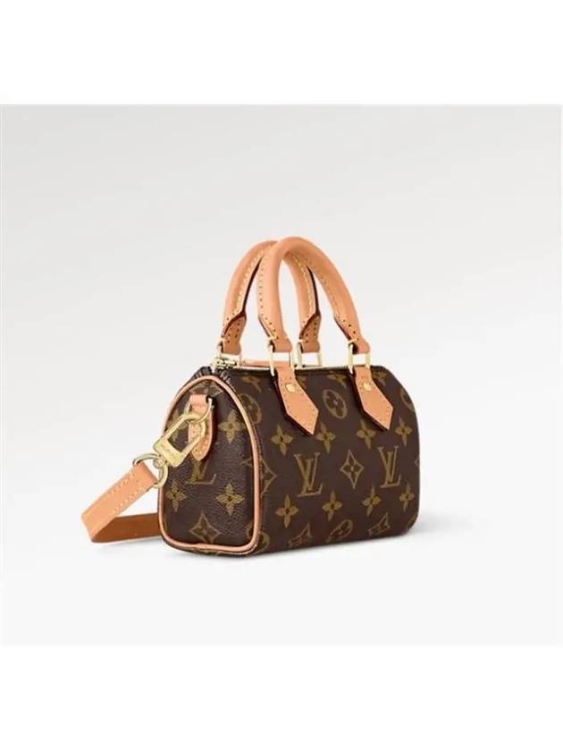 Nano Speedy Monogram Tote Bag Brown - LOUIS VUITTON - BALAAN 5