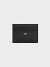 Grained Calfskin Large Card Wallet Black - CELINE - BALAAN 2