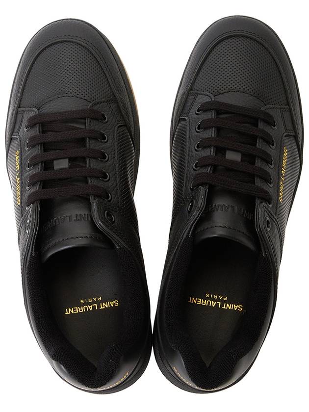 SL 61 Low Top Sneakers Black Gum - SAINT LAURENT - BALAAN 3