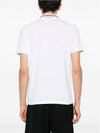 Logo Patch Polo Shirt White - MONCLER - BALAAN 5