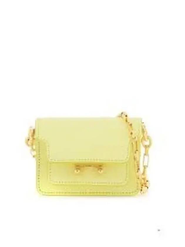 Trunk Nano Chain Crossbody Bag Yellow - MARNI - BALAAN 2