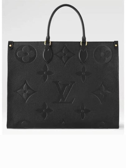 OnTheGo Monogram Empreinte Leather Tote Bag Black - LOUIS VUITTON - BALAAN 2