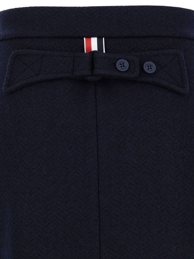 high waist herringbone mini skirt FJK123AJ0160 - THOM BROWNE - BALAAN 4