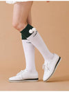 Drop color scheme knee socks WHITE - MONBIRDIE GOLF - BALAAN 3