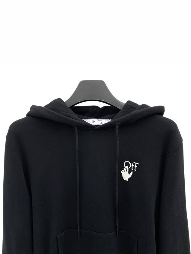 Men's Degrade Arrow Overfit Hoodie Black - OFF WHITE - BALAAN 4