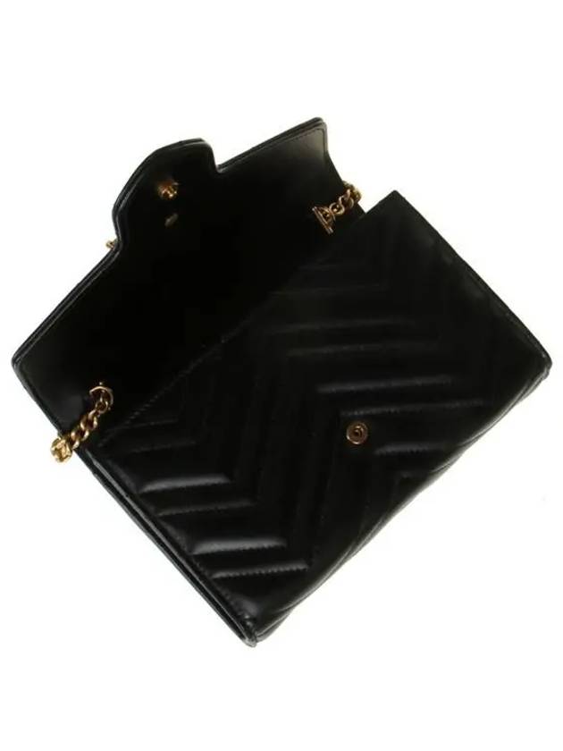 GG Marmont Matelasse Mini Crossbody Bag Black - GUCCI - BALAAN 7