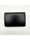 Triomphe Shiny Calfskin Flap Card Wallet Black - CELINE - BALAAN 4