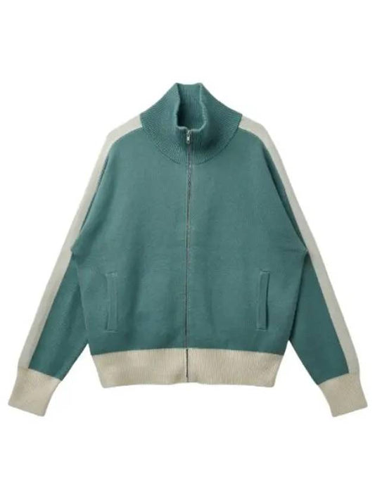 Knit Rib Track Jacket Sage Jumper - RHUDE - BALAAN 1