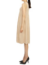 Vanezza Sleeveless Short Dress Beige - MAX MARA - BALAAN 4