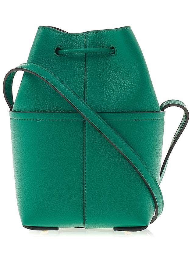 Gancini Mini Bucket Bag Green - SALVATORE FERRAGAMO - BALAAN 4