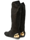 Back studded long boots black I38009 - GIUSEPPE ZANOTTI - BALAAN 5