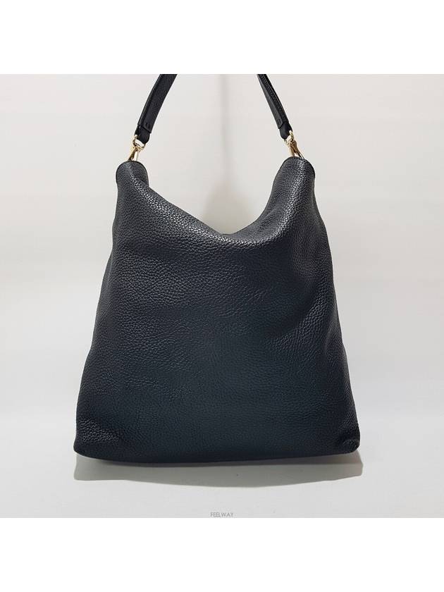 Grainy Leather Kale Hobo Bag - BURBERRY - BALAAN 4