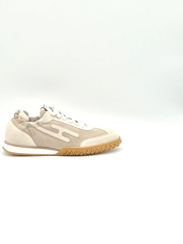 Jet Suede Goat Skin Low Top Sneakers Beige - HERMES - BALAAN 9