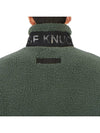 Men's Sagrek Shearling Fleece Zip-Up Jacket Green - MOOSE KNUCKLES - BALAAN 10