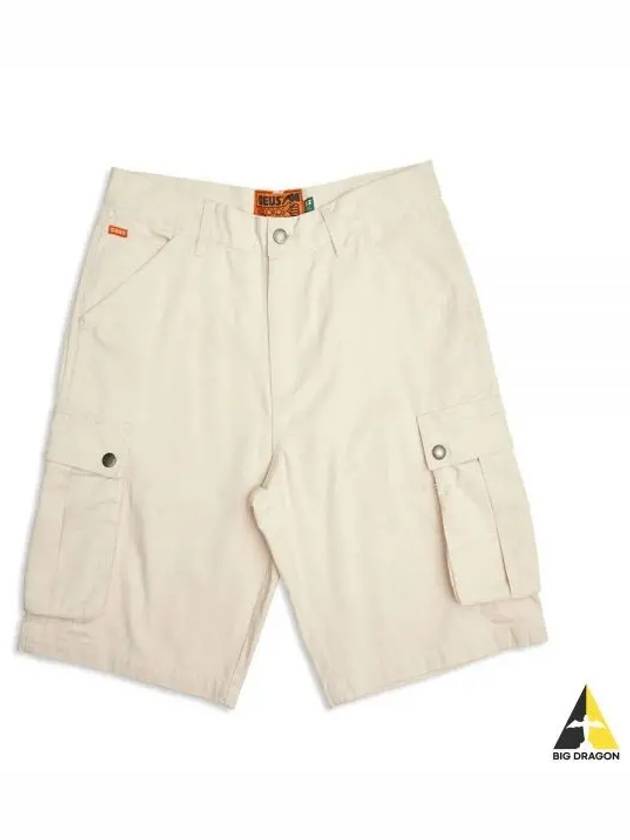 DEUS 24 RECORDS CARGO SHORT DMP243370 NAT shorts - DEUS EX MACHINA - BALAAN 1