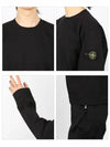 Wappen Patch Cotton Sweatshirt Black - STONE ISLAND - BALAAN 4