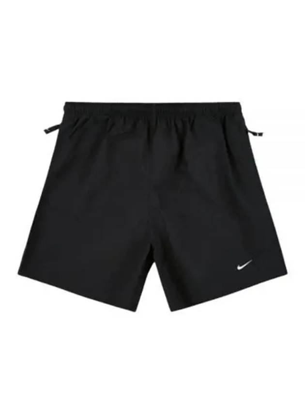 Solo Swoosh Woven Shorts Black - NIKE - BALAAN 2