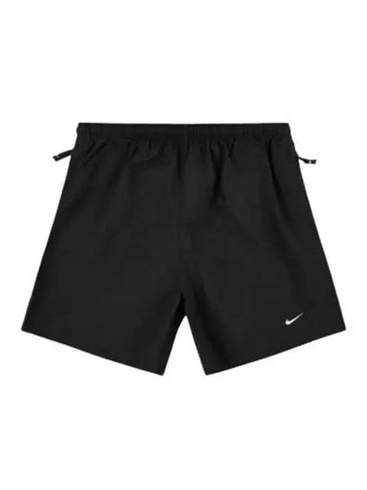 Solo Swoosh Woven Shorts Black - NIKE - BALAAN 2