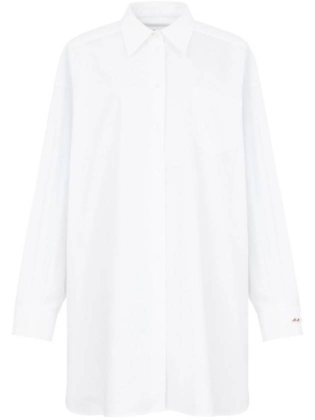 Oversized Long Sleeve Shirt Optical White - MAISON MARGIELA - BALAAN 2