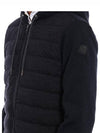 Men's Hooded Quilted Padding Dark Grey - MONCLER - BALAAN 3