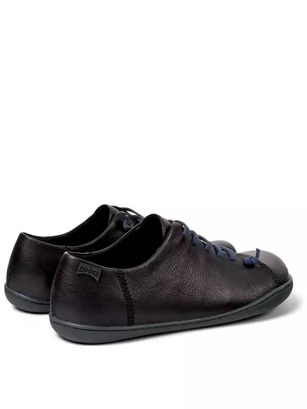 Peu Leather Low Top Sneakers Black - CAMPER - BALAAN 3