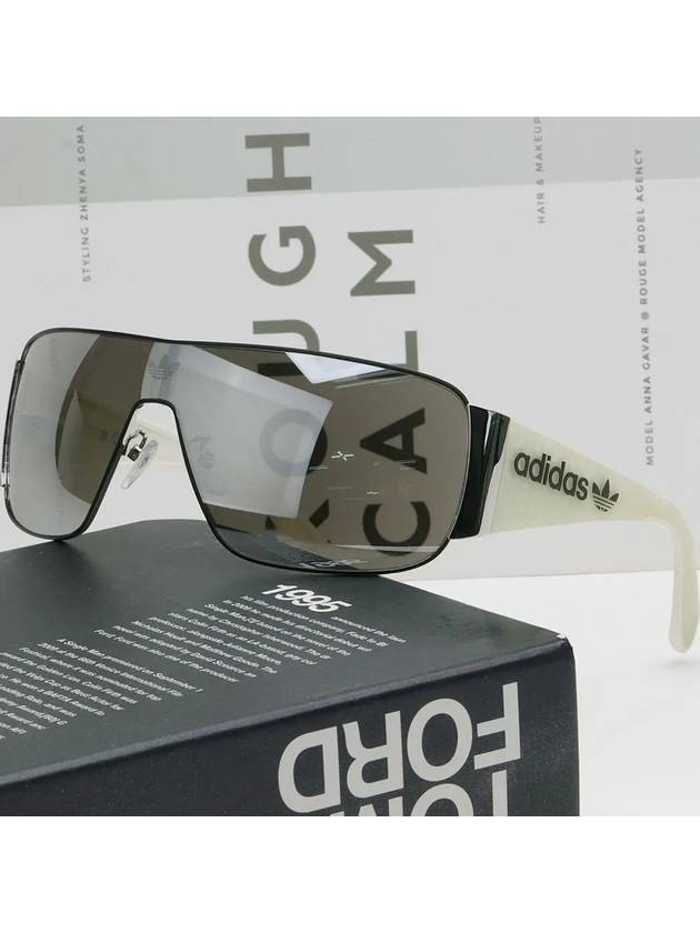 Sunglasses Sports Mirror Logo Pattern Silver Goggles Fashion Baseball Riding OR0058 16C - ADIDAS - BALAAN 2