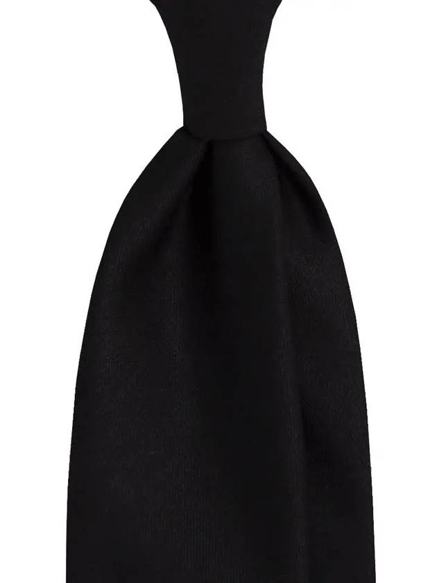 Premium Wool Tie Black - MANNERGRAM - BALAAN 6