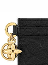 LV Charm Monogram Empreinte Leather Card Wallet Black - LOUIS VUITTON - BALAAN 6