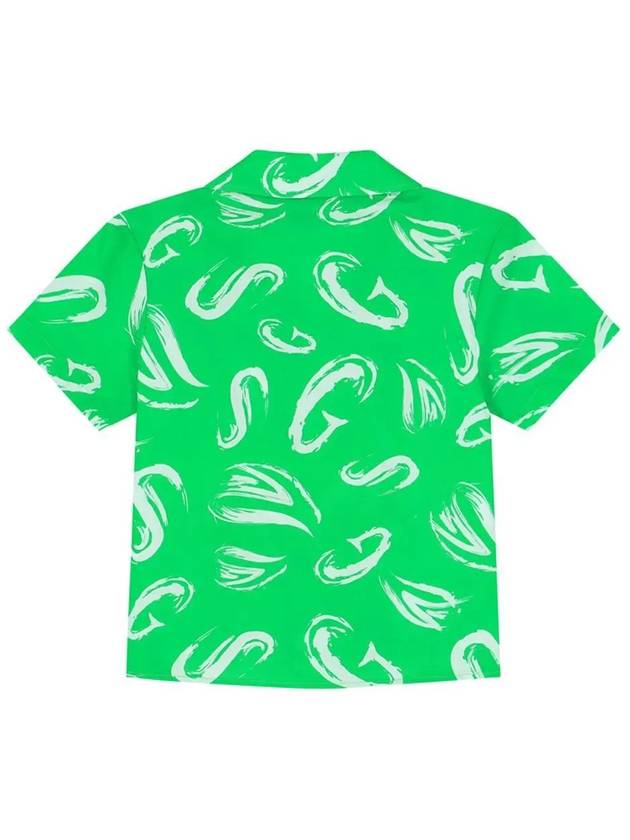 Kids Logo Pattern Short Sleeve Shirt S4MSJBSI244 080 - MSGM - BALAAN 3