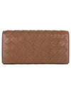 Intrecciato Flap Long Wallet Wood - BOTTEGA VENETA - BALAAN 2