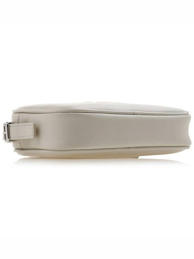 Camera Slim Leather Shoulder Bag Mastic Grey - COURREGES - BALAAN 7