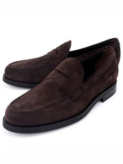 Mocassino Classic Suede Loafers Brown - TOD'S - BALAAN 2