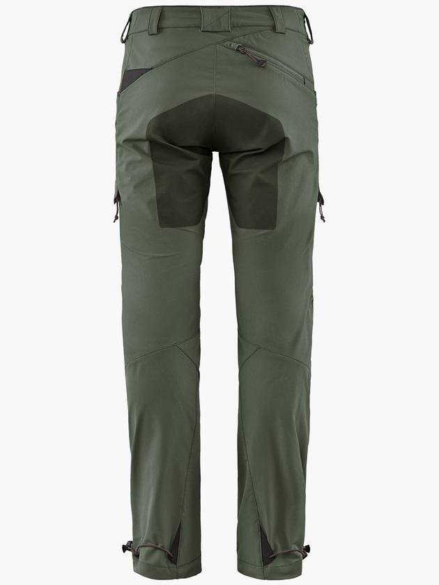 Women's Misty 2.0 Wind Stretch Straight Pants Dark Dusty Green - KLATTERMUSEN - BALAAN 3