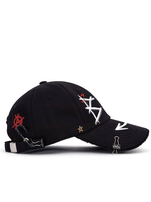 BBD Double Face Plate Logo Cap Black - BLACKBLOND - BALAAN 3