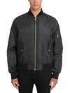 V emblem chain bomber jacket - VERSACE - BALAAN 1