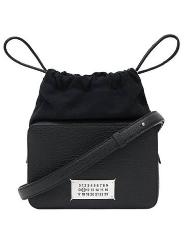 Maison Margiela Logo Cross Bag Black SB1WG0018 P4348 T8013 - MAISON MARGIELA - BALAAN 1