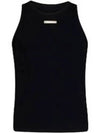 Ribbed Knit Sleeveless Black - MAISON MARGIELA - BALAAN 2