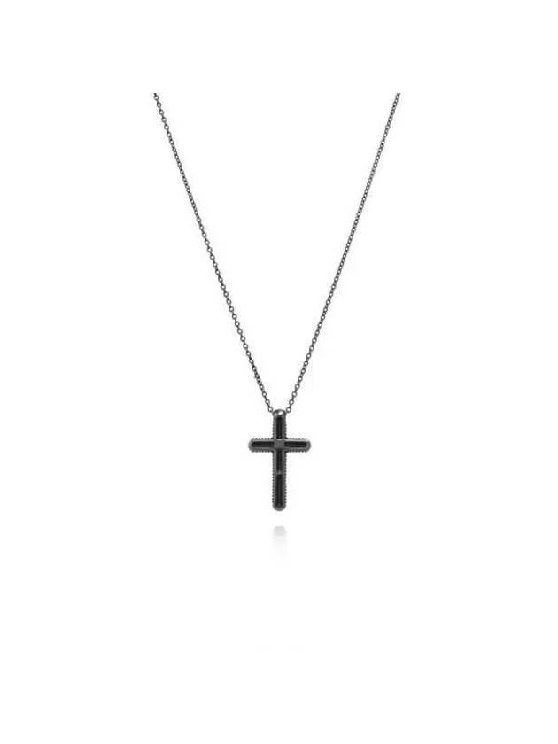 20062159 Metropolitan Cross 18K White Gold Necklace - DAMIANI - BALAAN 5