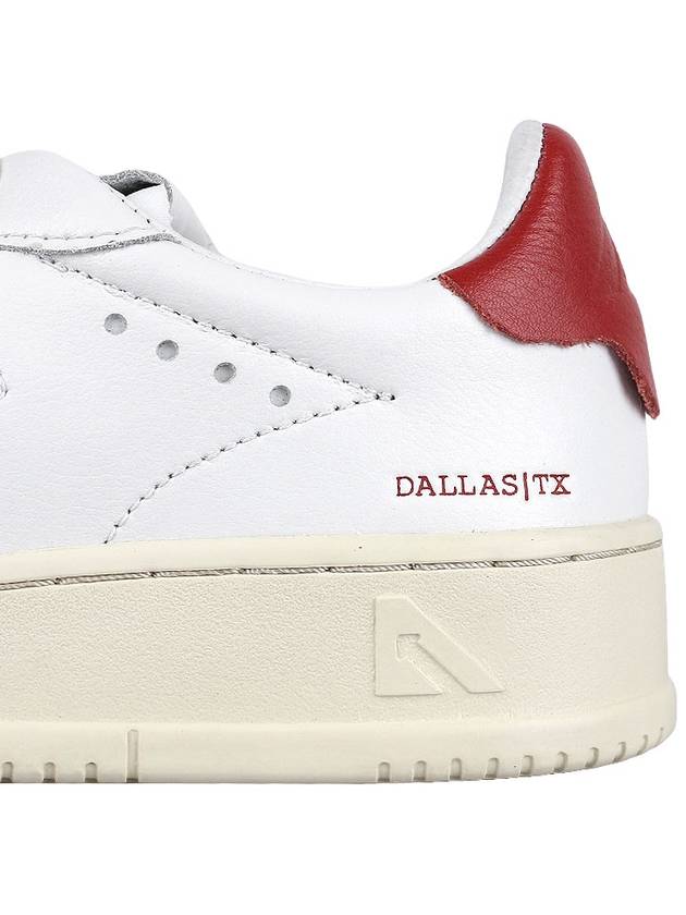 Dallas Low Top Sneakers White Red - AUTRY - BALAAN 7