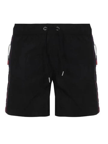 back pocket wappen patch shorts black - MONCLER - BALAAN.