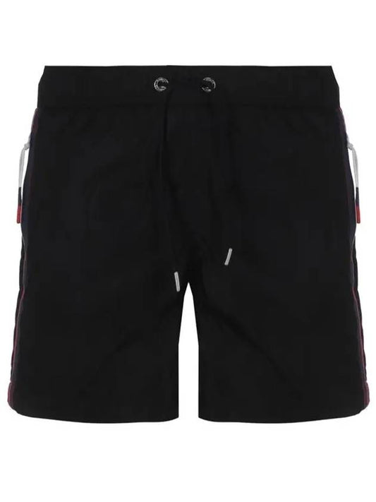back pocket wappen patch shorts black - MONCLER - BALAAN.