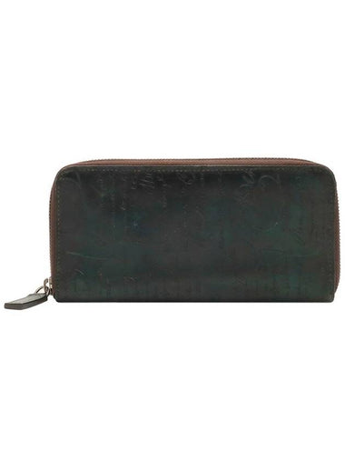 Scritto Opuntia Venezia leather zipper long wallet - BERLUTI - BALAAN 1