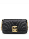 4G Mini Leather Shoulder Bag Black - GIVENCHY - BALAAN 2